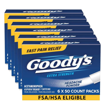 Goody's Extra Strength Headache Powders 50 ea (Pack of 6) Goody's Au supplements