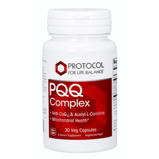 PROTOCOL FOR LIFE BALANCE PQQ Complex - Mitochondrial Health - with CoQ10 & L Carnitine - B Vitamin - Supplement for Energy - 30 Veg Caps PROTOCOL FOR LIFE BALANCEAu supplements