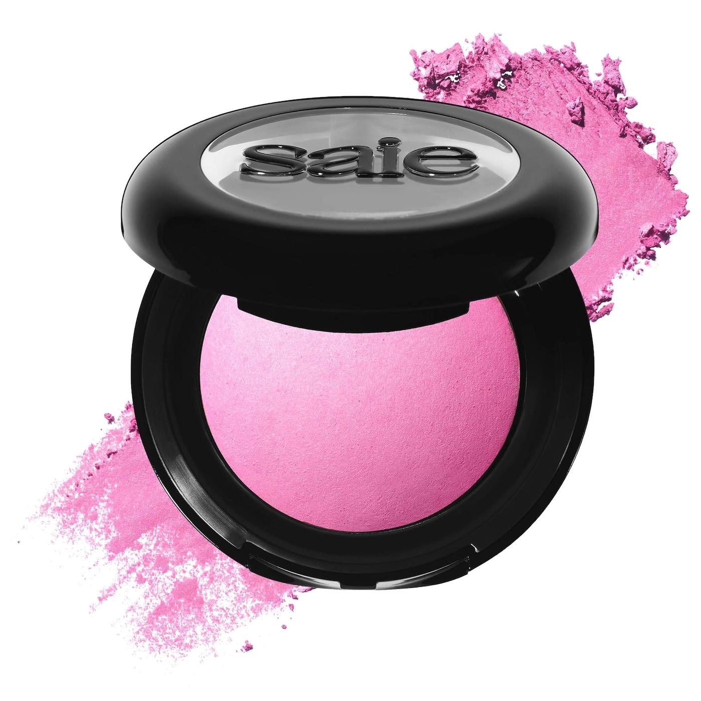 Saie Blush & Brush Duo - SuperSuede Baked Blush in Bella (.01 oz) & Powder Blush Brush - Talc-Free, Moisturizing Blush with Vegan, Fluffy Brush for Seamless Application Saie Au supplements
