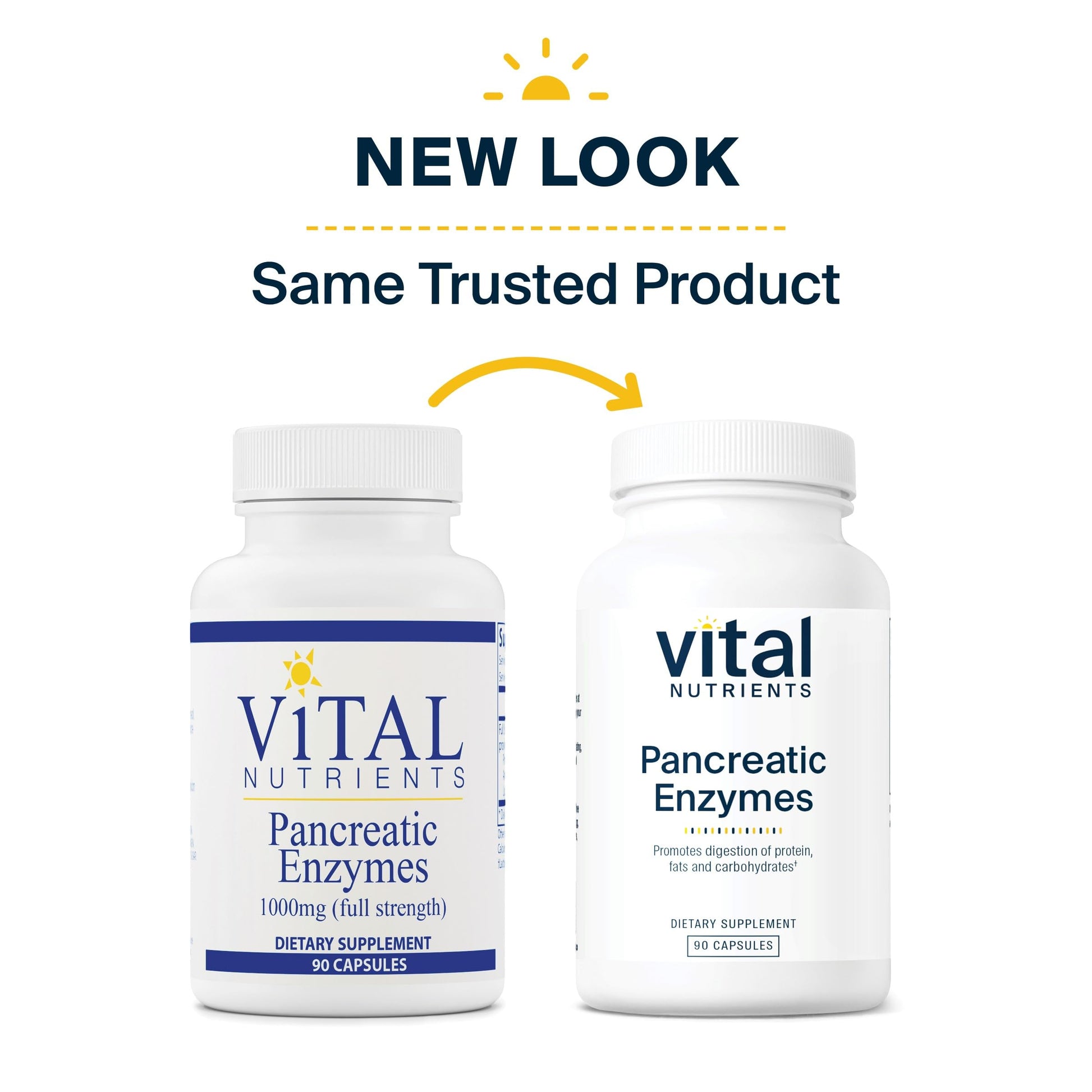 Vital Nutrients Pancreatic Enzymes 1000mg (Full Strength) | Pancreatin Digestion Supple Vital Nutrients Au supplements