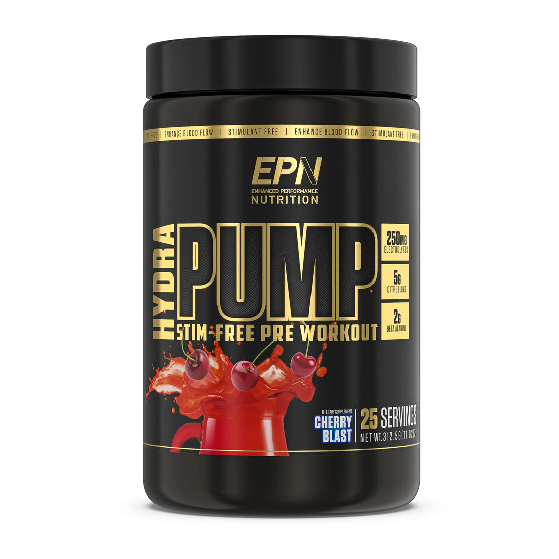 HydraPump | #1 New Stim Free Pre Workout Powder w/ Nitric Oxide Booster, Electrolytes EPN Supplements uk supplements