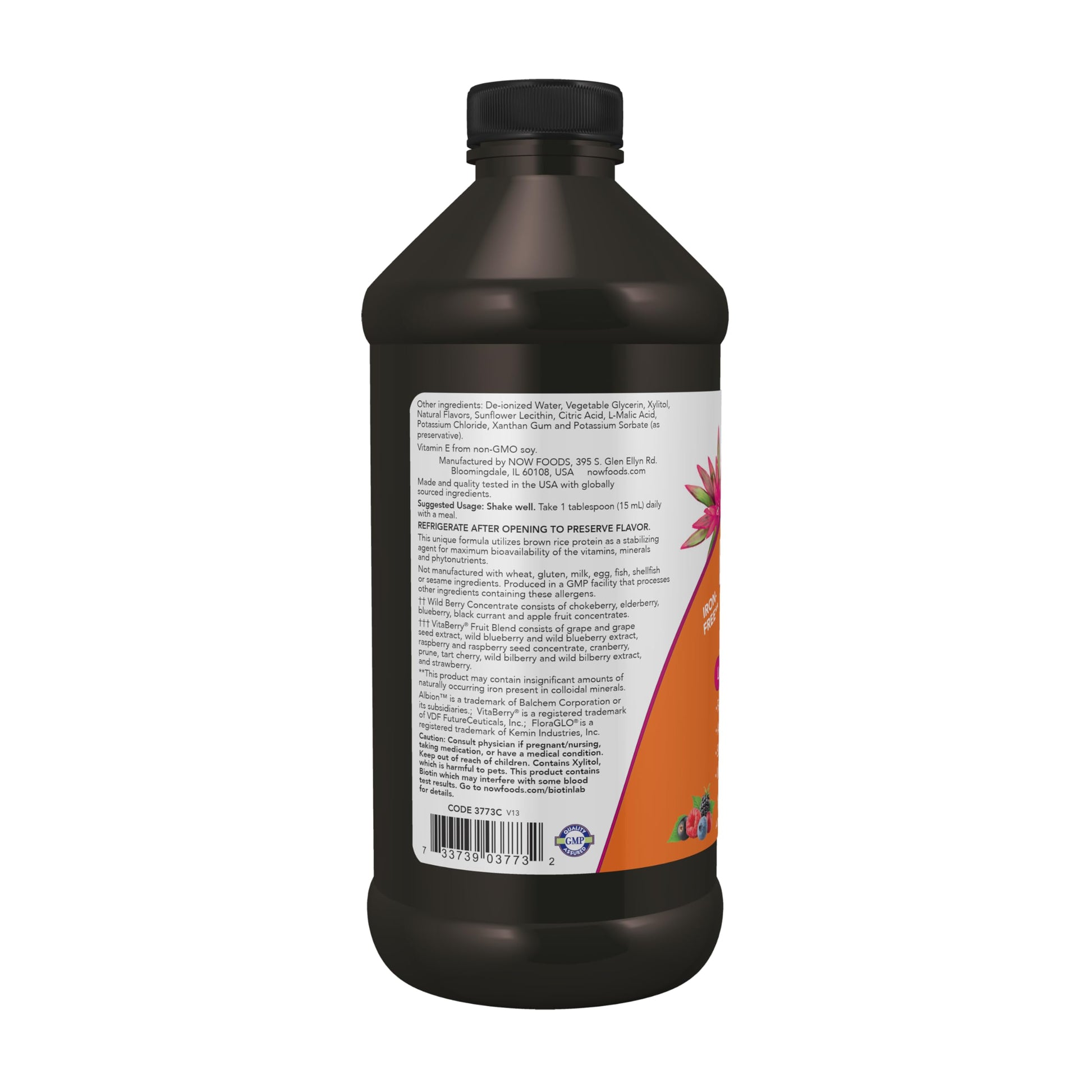 NOW Foods Supplements, Liquid Multi, Fast Absorption, Liquid Vitamin & Mineral, Wild Berry Flavor, 16-Ounce NOW Foods Au supplements