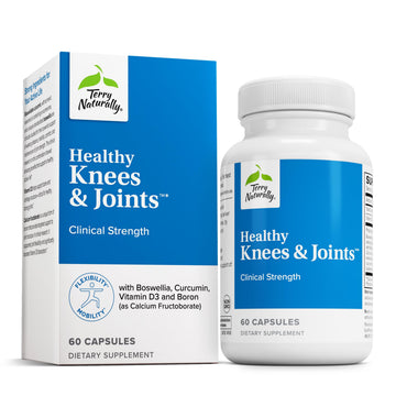 Terry Naturally Healthy Knees & Joints - Dietary Supplement to Support Bone Health & Joint Flexibility - Healthy Knee & Hip Aid with Calcium Fructoborate - 60 Capsules Terry Naturally Au supplements
