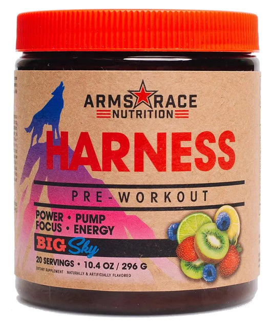 Arms Race Nutrition Harness Pre-Workout, 20 Servings (Big Sky) Arms Race NutritionAU supplements