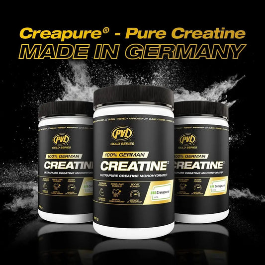 PVL Creapure Creatine – 100% Pure German Creatine Monohydrate Powder-Pharmaceutical Grade Muscle Building Supplement for Strength Training, Pre Workout & Post Workout Protein Support–410g 82 Servings PVLAU supplements