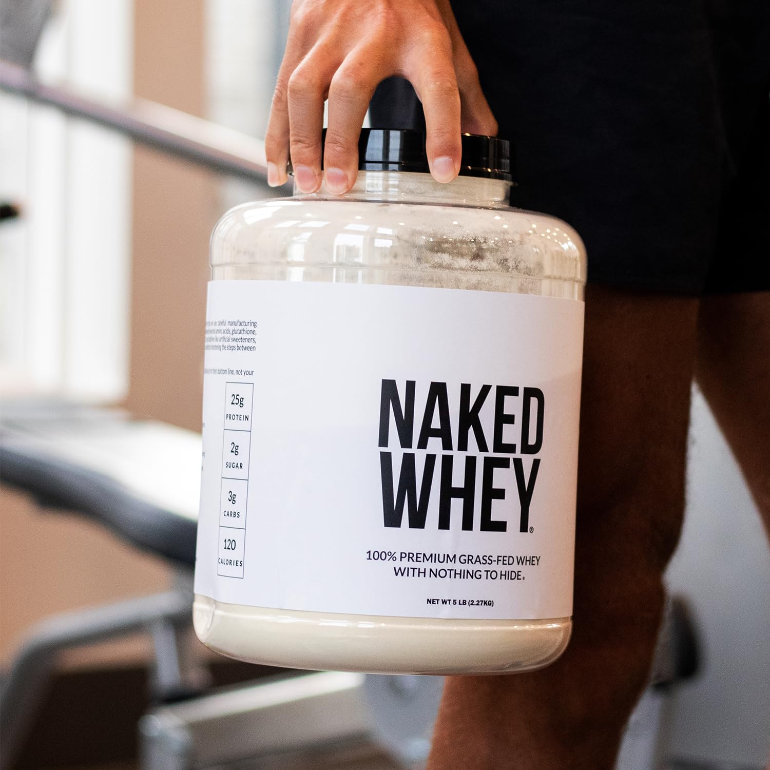NAKED WHEY 5LB 100% Grass Fed Unflavored Whey Protein Powder - US Farms NAKED Au supplements