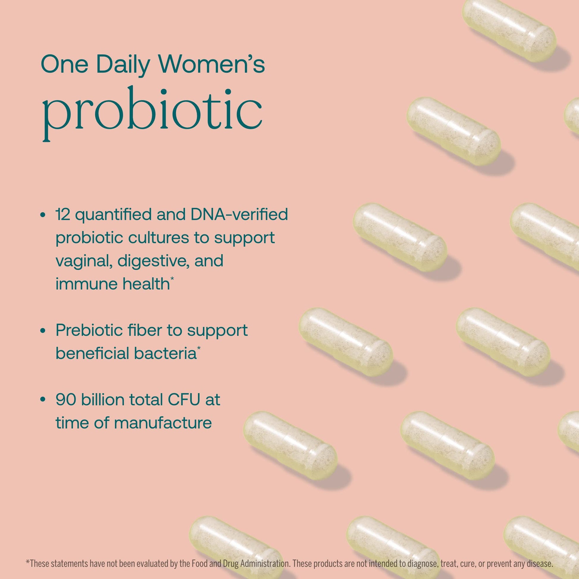 True Grace One Daily Women’s Probiotic - 30 Vegetarian Capsules - Digestive, Vaginal True Grace Au supplements