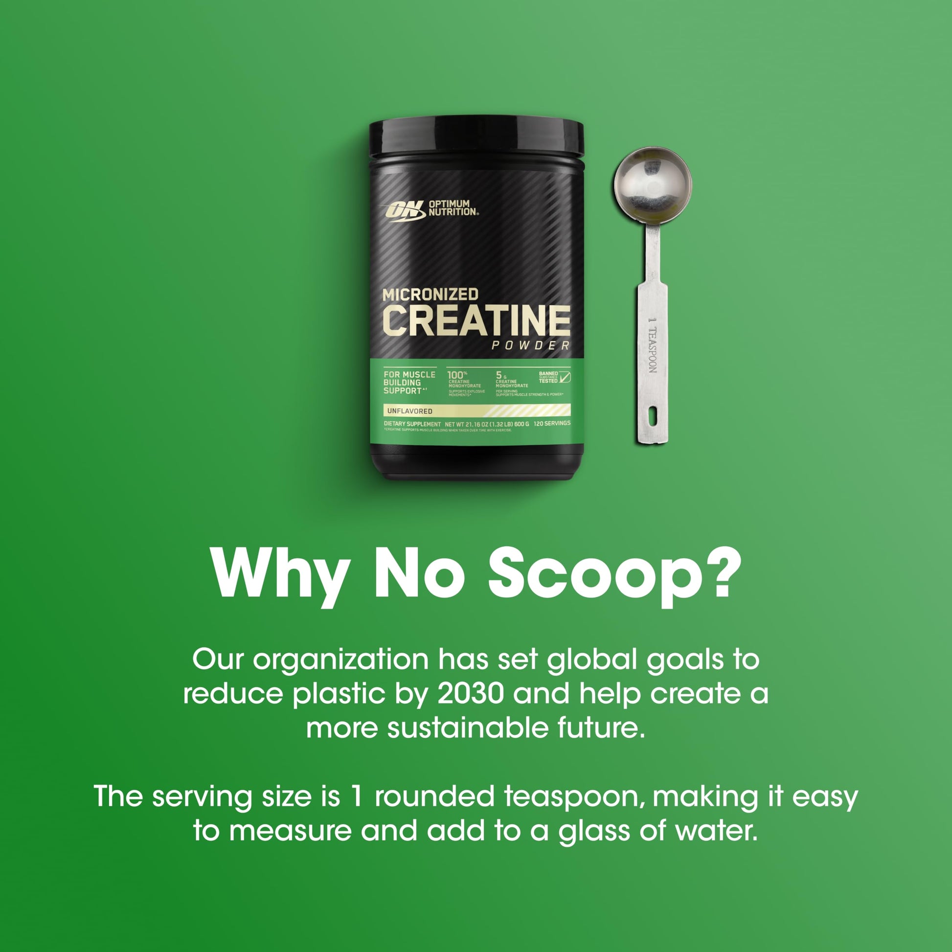 Optimum Nutrition Micronized Creatine Monohydrate Powder, Unflavored, 120 Servings, 600 Grams Optimum Nutrition Au supplements