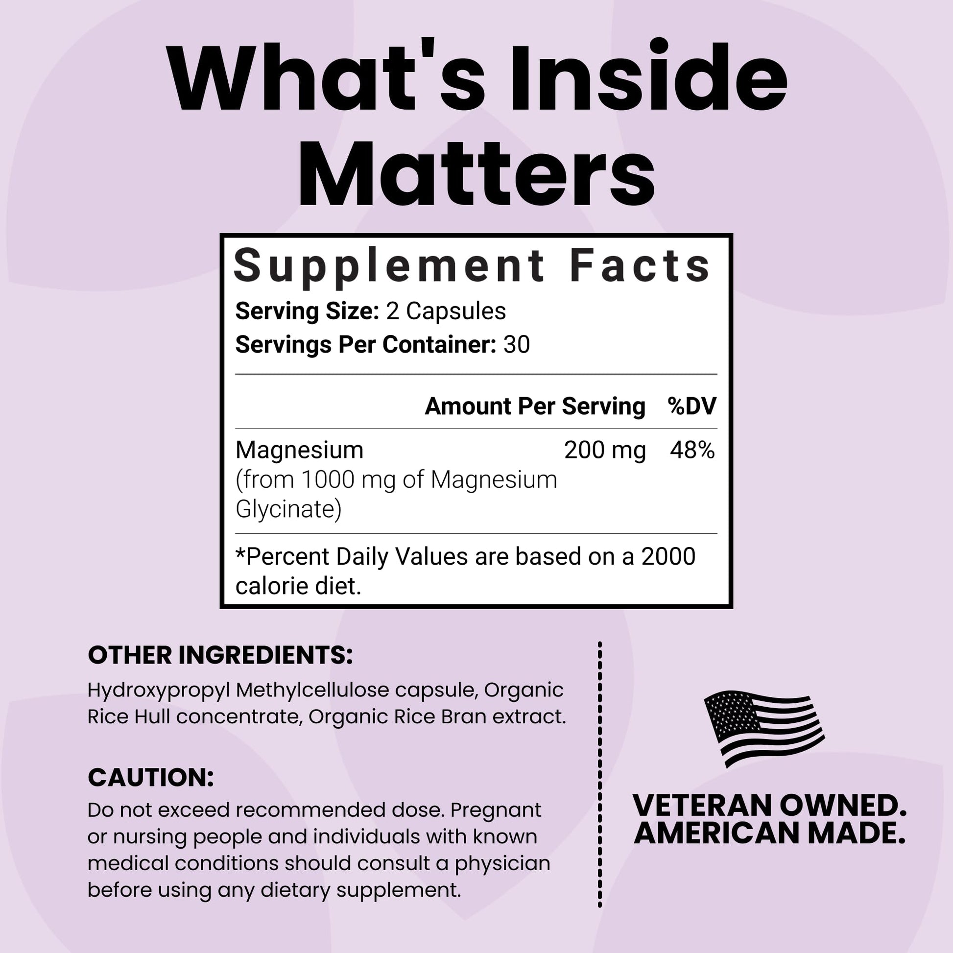 Luma Nutrition Magnesium Glycinate 1000mg - Support Stress, Sleep, Nerve & Muscle Health - 500mg Pure Magnesium Supplement Capsules - Chelated for High Absorption - 60 Veggie Capsules Luma Nutrition Au supplements
