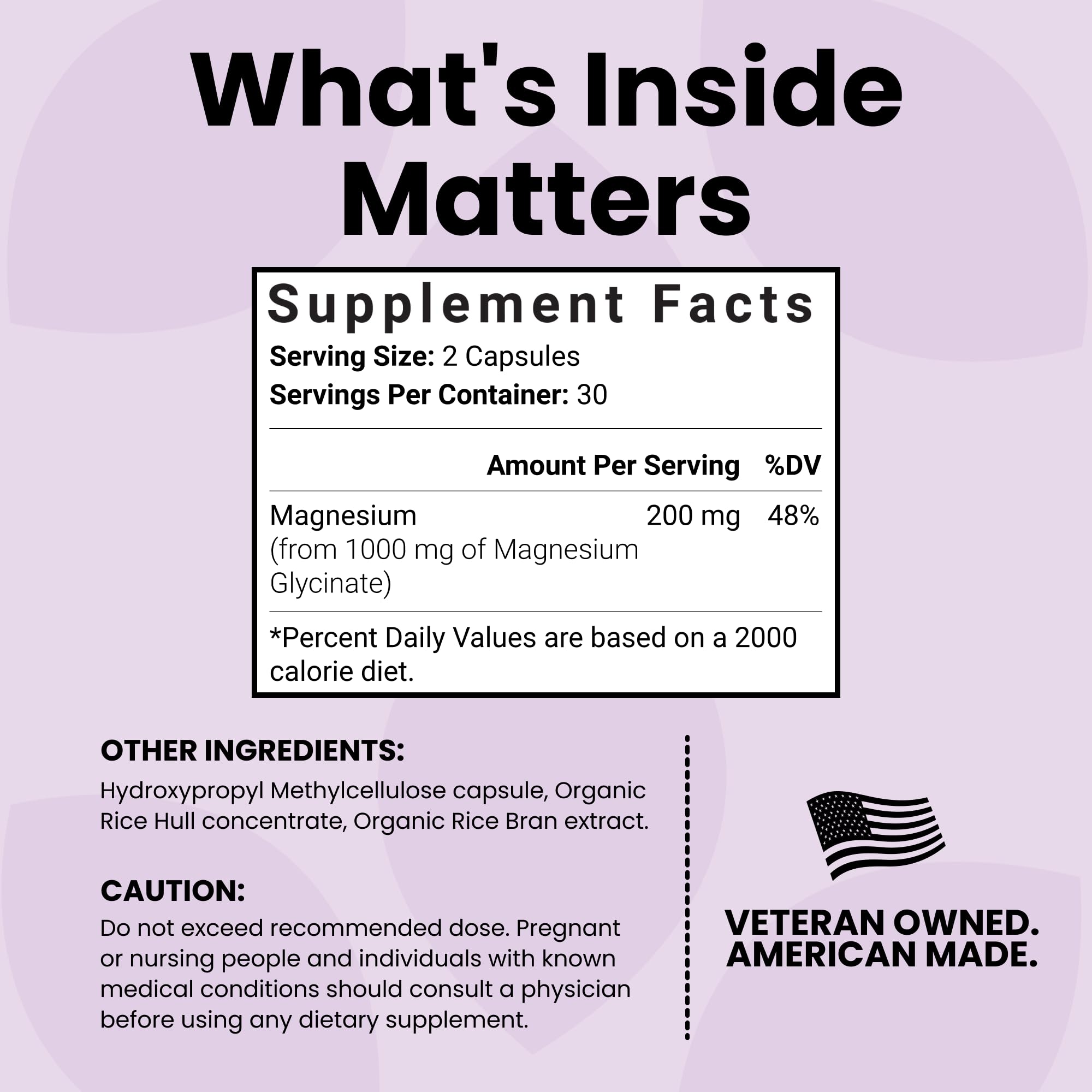 Luma Nutrition Magnesium Glycinate 1000mg - Support Stress, Sleep, Nerve & Muscle Health - 500mg Pure Magnesium Supplement Capsules - Chelated for High Absorption - 60 Veggie Capsules Luma Nutrition Au supplements
