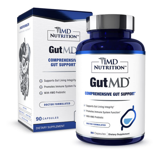 1MD Nutrition GutMD - L-Glutamine Capsules w/Prebiotic for Gut Health - L Glutamine Supplement - Supports Healthy Digestive 1MD NutritionUS supplements