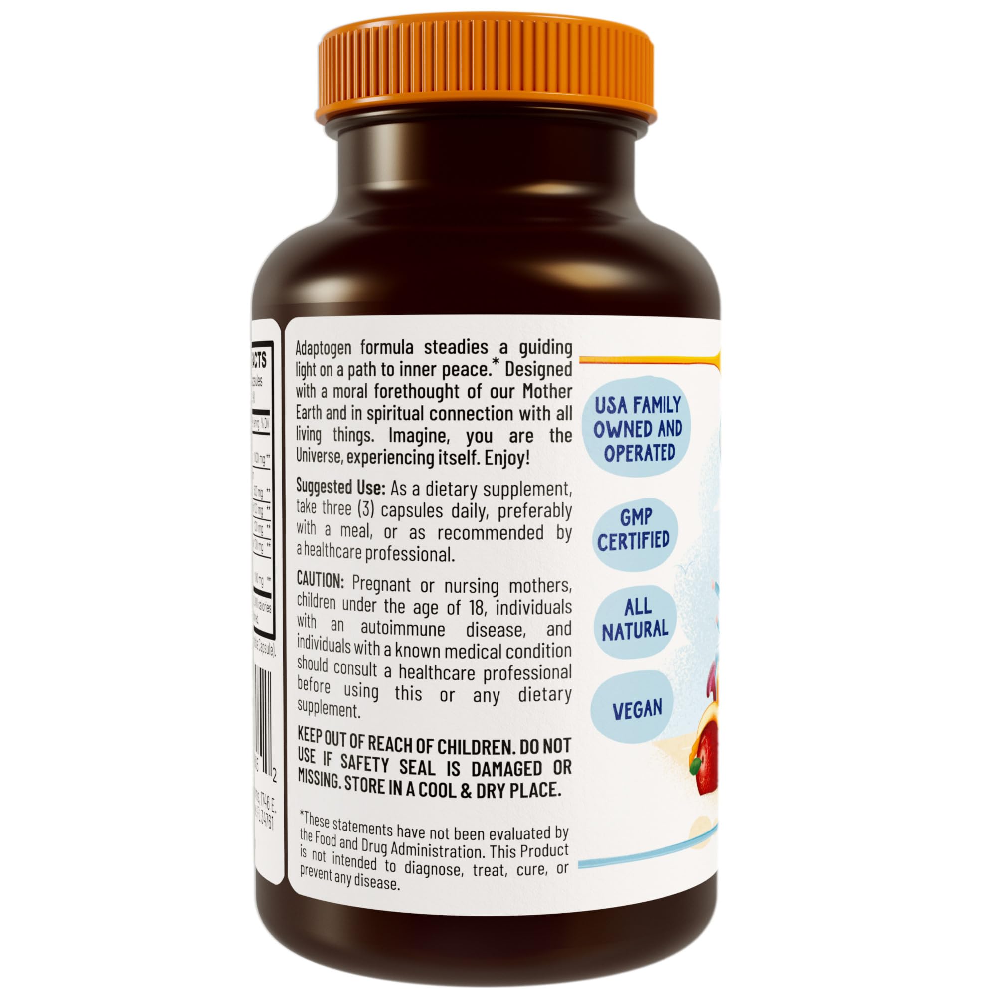 Hippie Farms Stress, Mood, Energy Support - Ashwagandha Root, Lion's Mane & More - Good Vibrations Blend Hippie Farms Au supplements