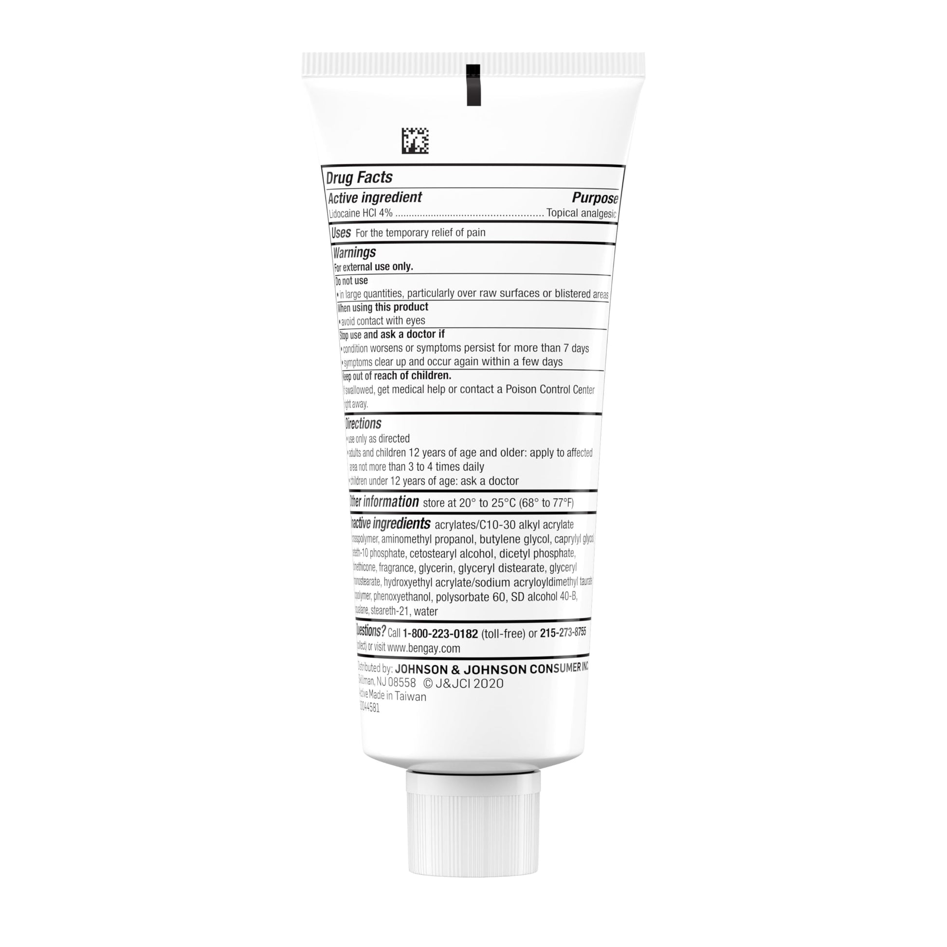 Bengay Lidocaine Pain Relief Cream, Maximum Strength OTC, Non-Greasy Topical Analgesic with 4% Lidocaine to Desensitize Nerves, Numbing Cream with a Soothing Jasmine Scent, 3 oz Bengay Au supplements
