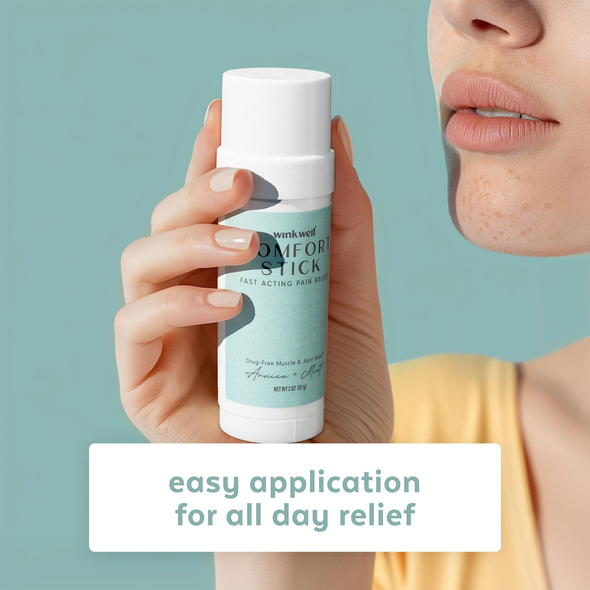 Wink Well Comfort Stick | Extra Strength Natural Muscle Relief | No-Mess roll on Stick | Joint Relief Wink Naturals Au supplements