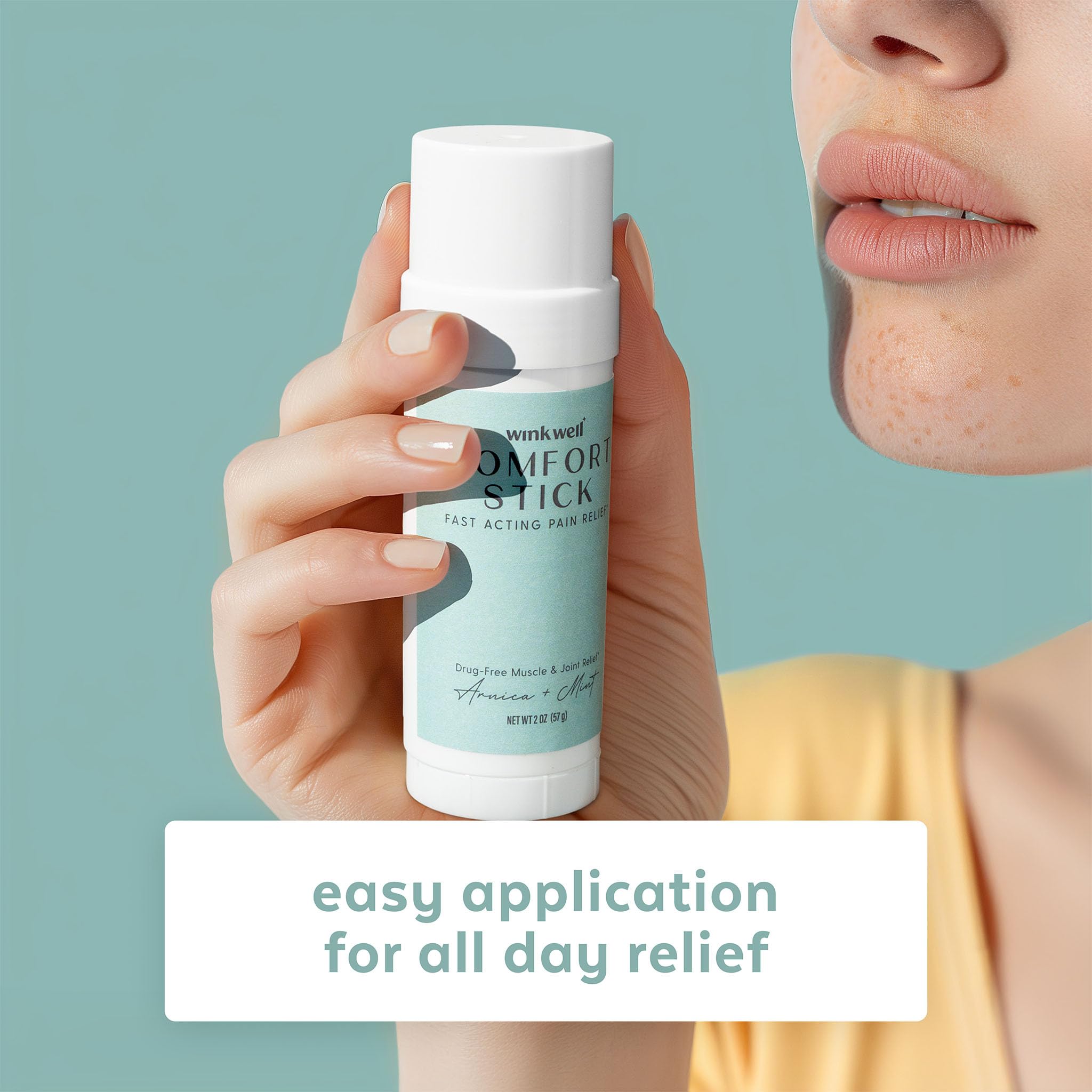 Wink Well Comfort Stick | Extra Strength Natural Muscle Relief | No-Mess roll on Stick | Joint Relief Wink Naturals Au supplements
