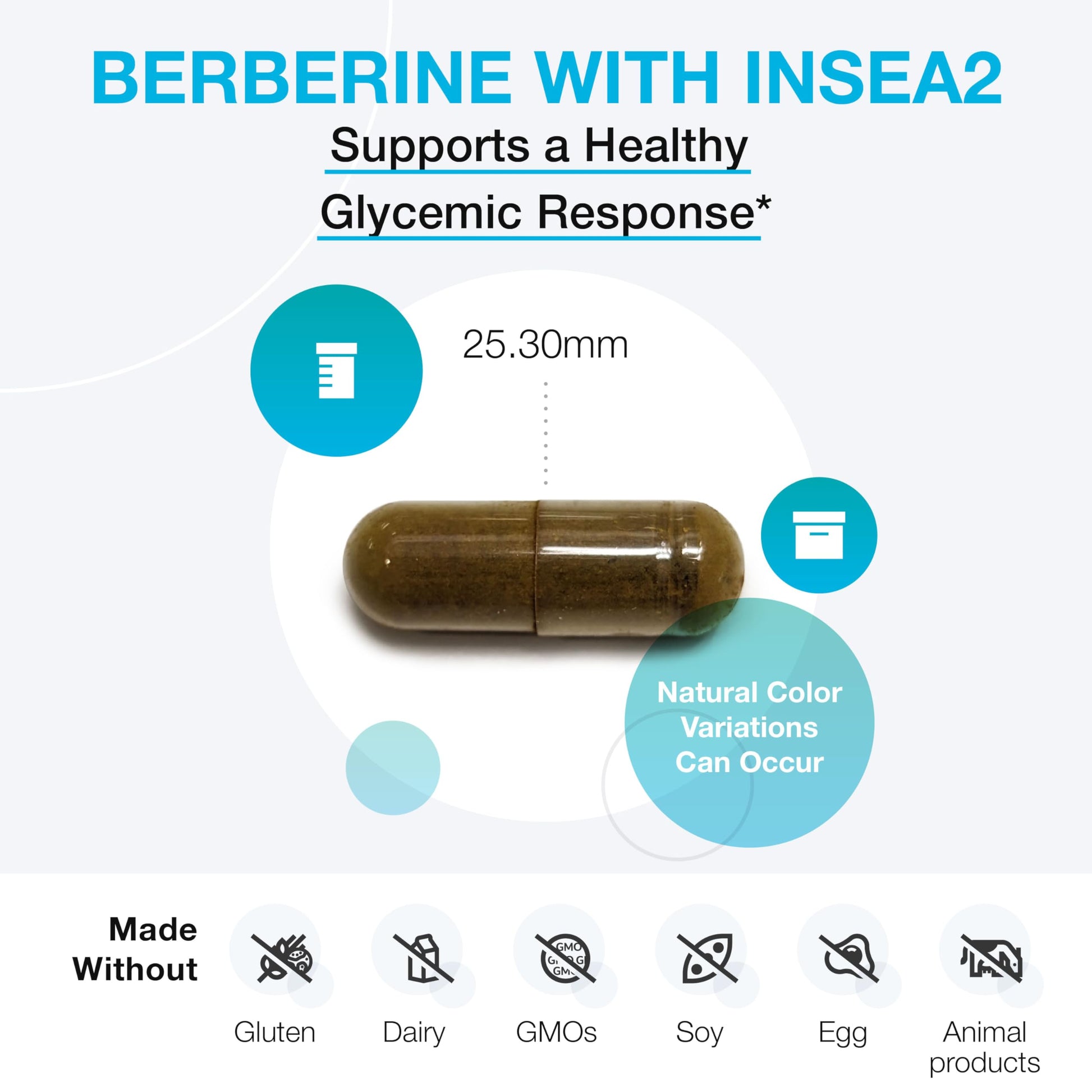 XYMOGEN Berberine with InSea2 - Blend of Polyphenols - Cellular Metabolic & Immune Support - Plant-Based, Gluten-Free & Non-GMO - 60 Capsules XYMOGEN Au supplements