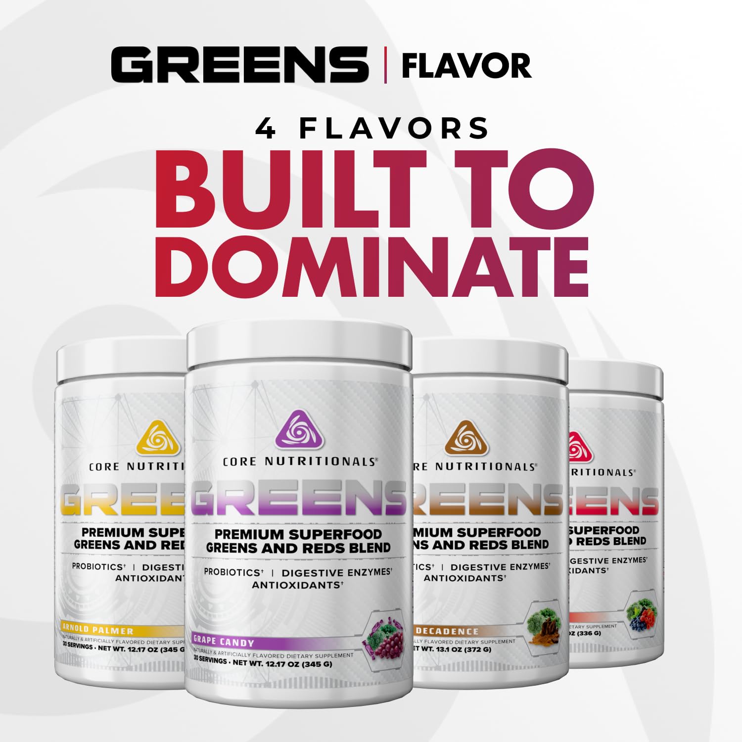 Core Nutritionals Greens | Premium Superfood Reds & Greens Blend | 5 Billion CFU Probiotics, Digestive Enzymes, & Antioxidants | 30 Servings (Berry Bliss) Core Nutritionals Au supplements