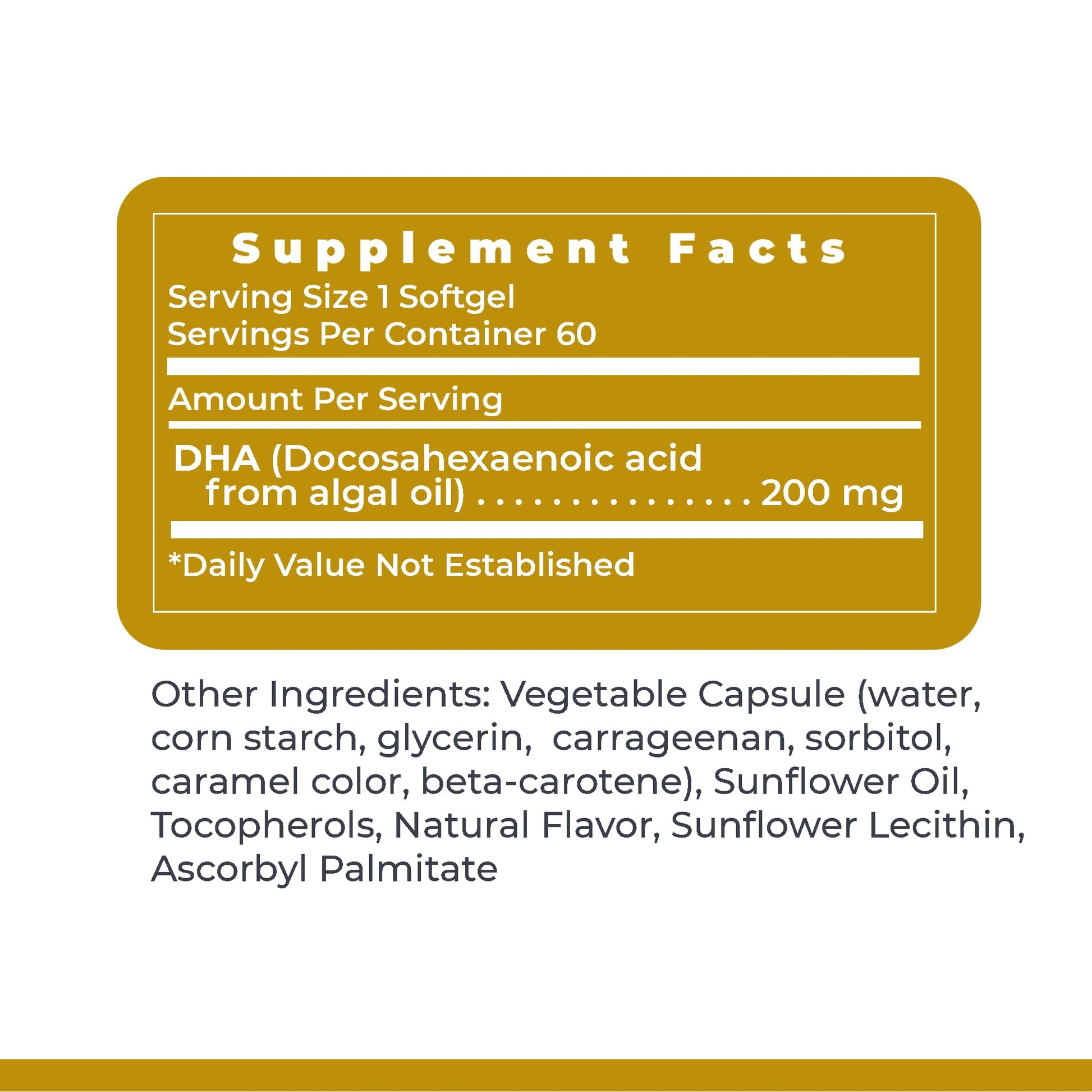 Premier Research Labs Premier DHA - Vegan DHA with Omega 3 Fatty Acids, Algae Based DHA for Women & Men, Natural DHA Supplement Suitable for Vegans- 60 Vegetarian Softgel Capsules Premier Research Labs Au supplements