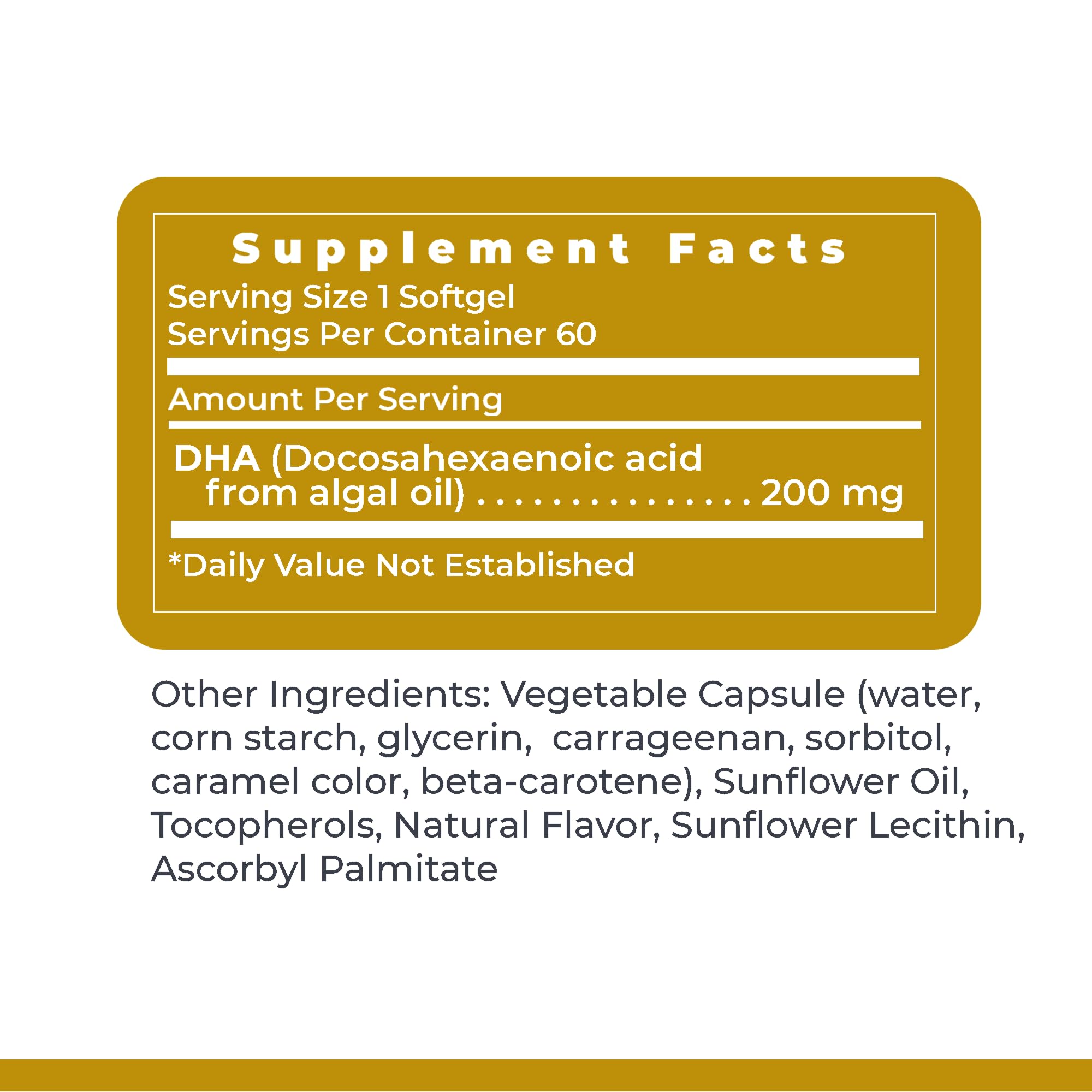 Premier Research Labs Premier DHA - Vegan DHA with Omega 3 Fatty Acids, Algae Based DHA for Women & Men, Natural DHA Supplement Suitable for Vegans- 60 Vegetarian Softgel Capsules Premier Research Labs Au supplements