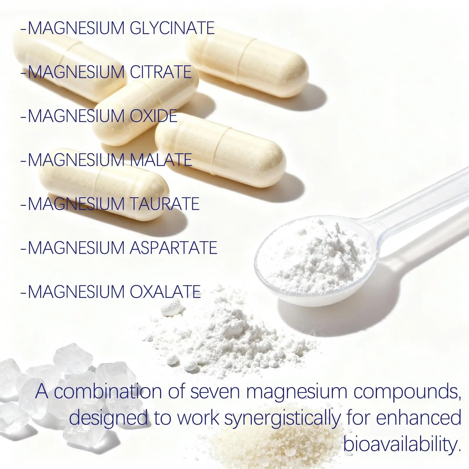 Magnesium Complex 1000mg - 7-in-1 Supplement with Glycinate, Citrate & Malate - Supports Muscle Relaxation, Sleep, Heart Health - High Absorption Capsules, 90 Count (1) CellJuvMax Au supplements