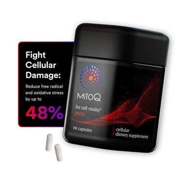 MitoQ Pure Advanced Mitochondria Supplement Superior Bioavailability to CoQ10 | Reduces Free Radical Damage for Healthy Aging, Metabolism, Heart Health, Energy, Strength & Mobility MitoQ Au supplements