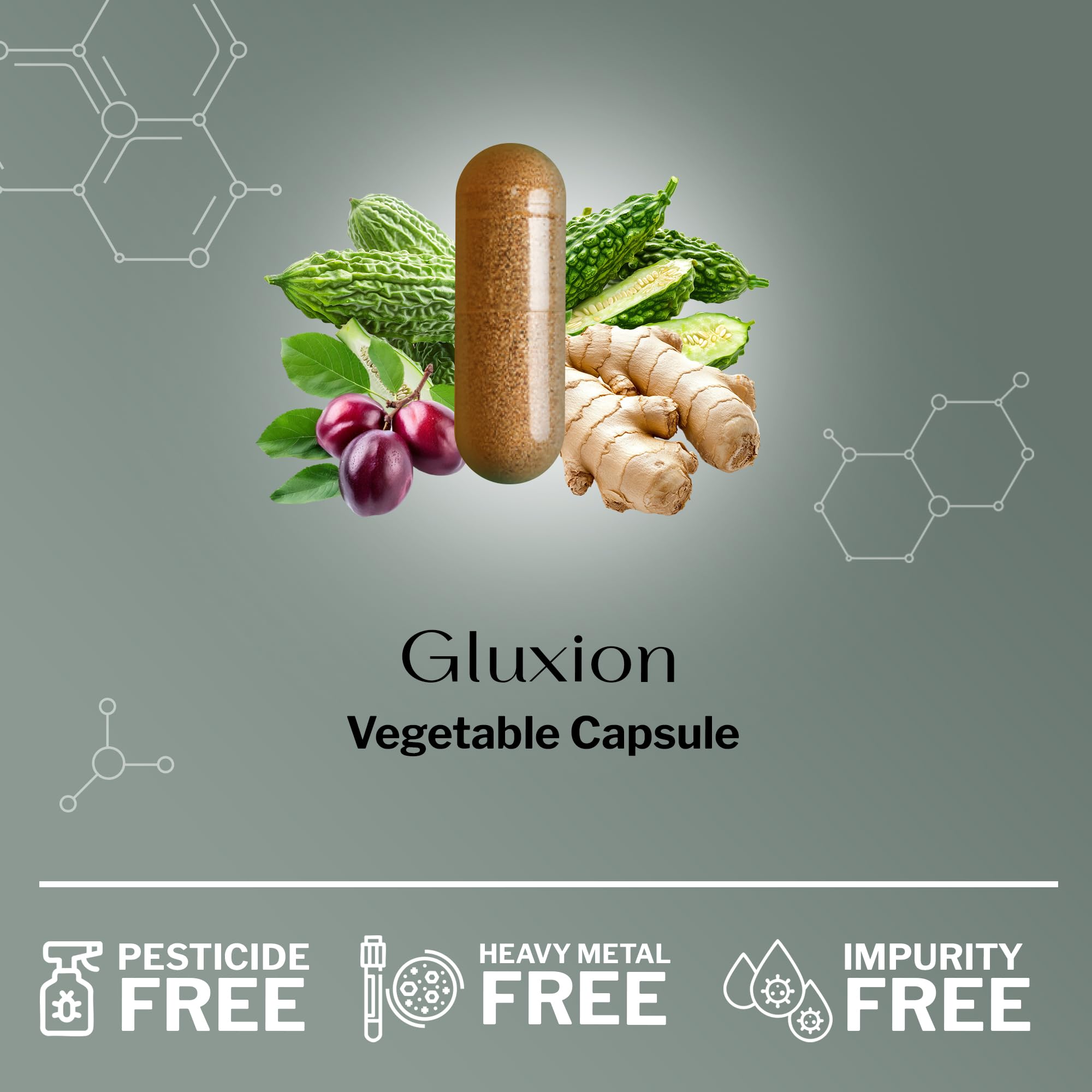 SugarMD GLUXION 3X Strength Formula | Advanced Botanical & Nutrient Blend for Spike Control| Vegan, Non-GMO, 180 Capsules SugarMD Au supplements