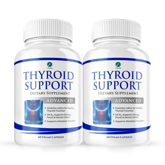 1 Body Thyroid Support Supplement for Women and Men - 2 Pack 60 Days 1 BodyAU supplements