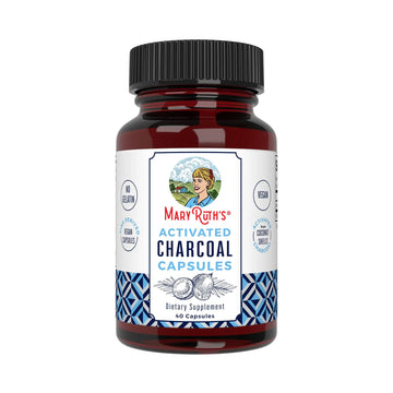MaryRuth Organics Activated Charcoal Capsules | Substance Adsorption | Derived from Coconut Shells | Vegan Capsules from Pine Trees | Non-GMO | Gluten Free | 40 Count MARYRUTH'S Au supplements