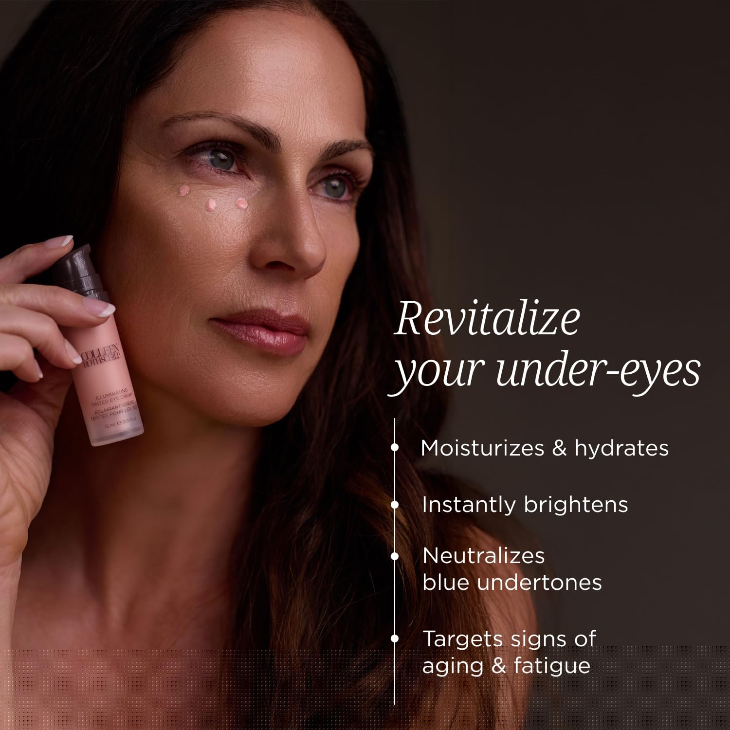 COLLEEN ROTHSCHILD Illuminating Tinted Eye Cream | Instant Brightening Effect | Nourishes & Targets Dark Circles | With Hyaluronic Acid, Caffeine, Pearlized Pigments & Peptides (0.5 fl oz) COLLEEN ROTHSCHILD Au supplements