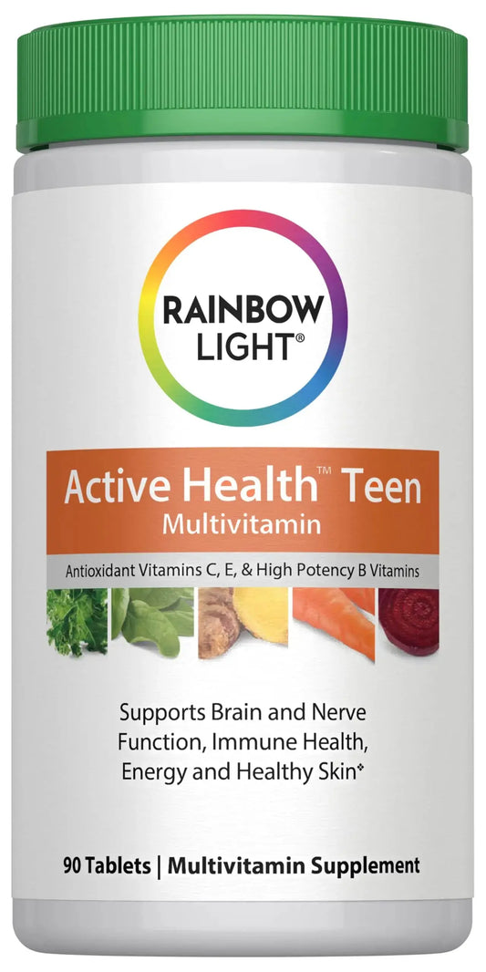 Rainbow Light Multivitamin for Teens, Vitamin C, Zinc, & B Complex, Supports Brain Health, Nerve Function Rainbow LightAU supplements