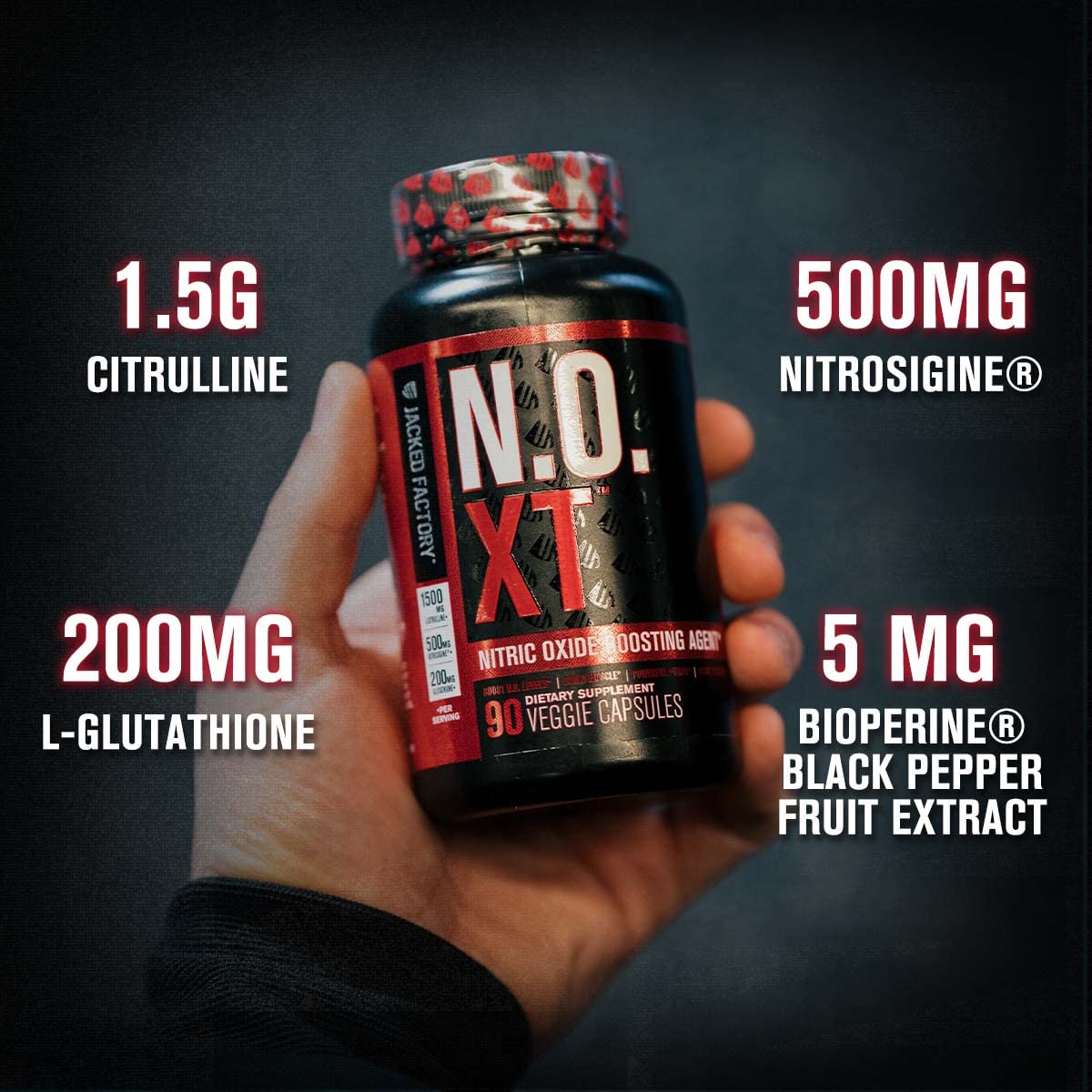 Jacked Factory Pre Workout Stack - N.O XT Nitric Oxide Booster & NITROSURGE High Jacked Factory Au supplements