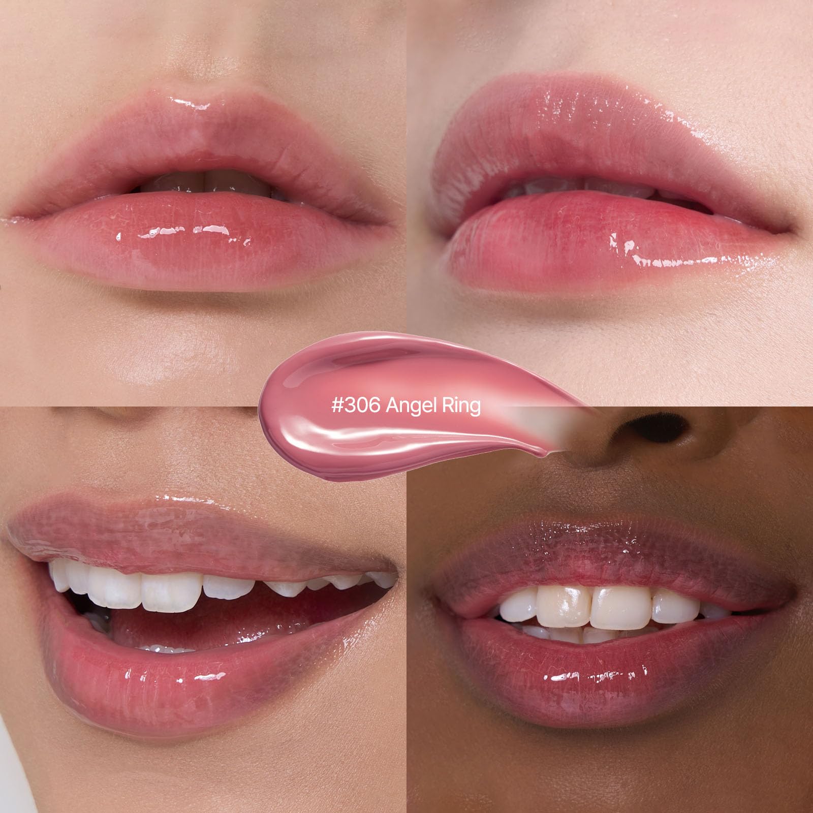 Laka Jelling Nude Gloss, 4.5g/0.15oz, Sheer Hydrating Lip Oil with No Stain, Non-Sticky, Nourishing Gloss for a Glowy Look, K-Beauty (#306 Angelring) Laka Au supplements