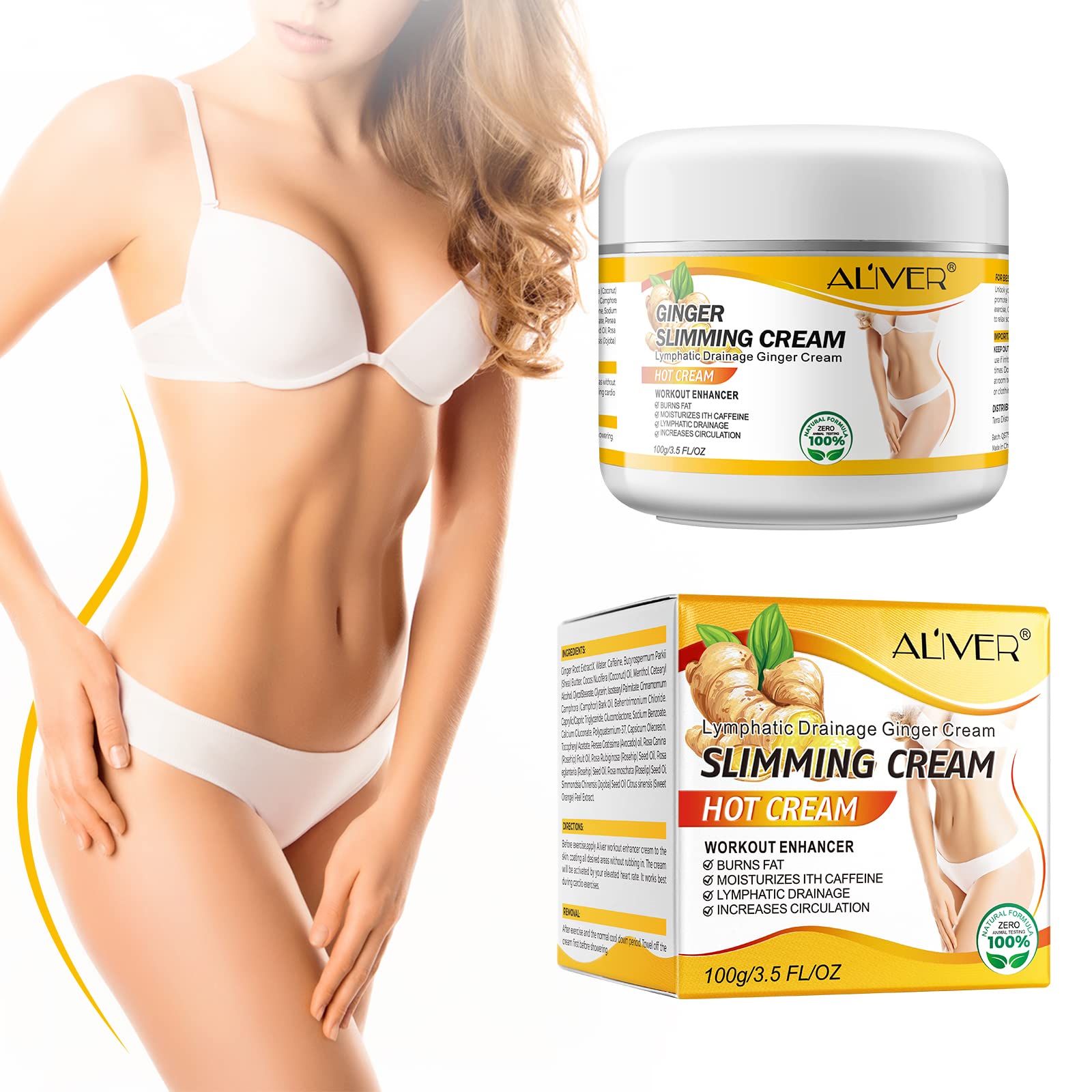 VOGSIG Anti Cellulite Slimming Cream Gel, Hot Cream, Ginger Fat Burning Weight Loss Full VOGSIG Au supplements