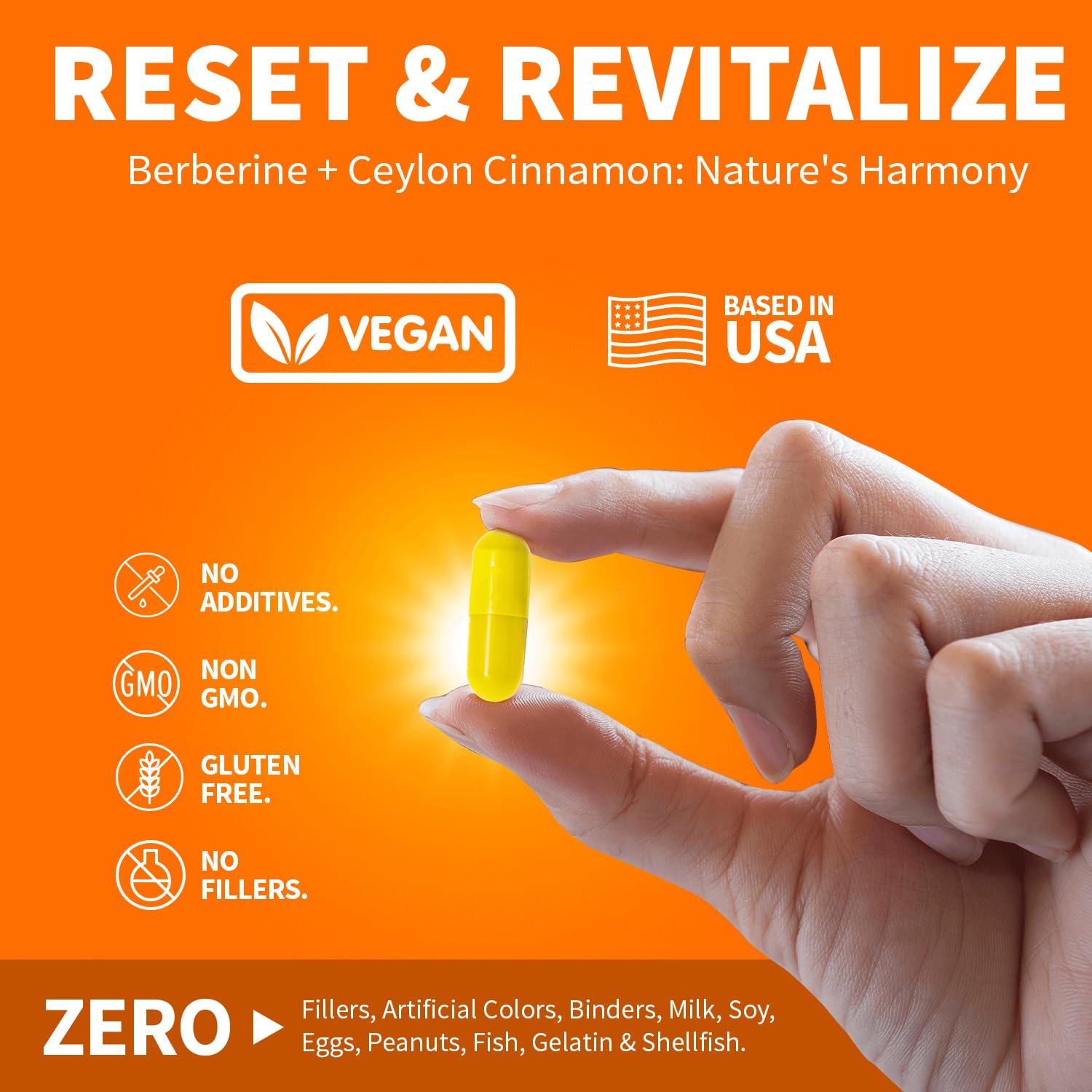 Clinical Grade Berberine Supplement 1500mg HCL Plus Ceylon Cinnamon Weight Managemen Clinical Nutra Au supplements
