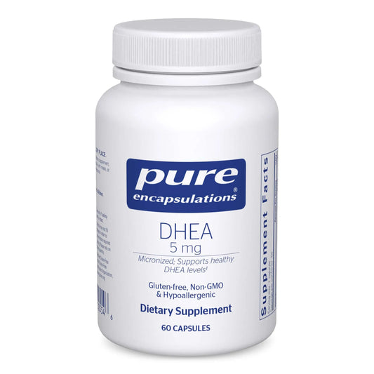Pure Encapsulations DHEA 5 mg - Immune Support & Hormones Balance* - Micronized DHEA - Gluten Free & Vegan - 60 Capsules Pure EncapsulationsAU supplements