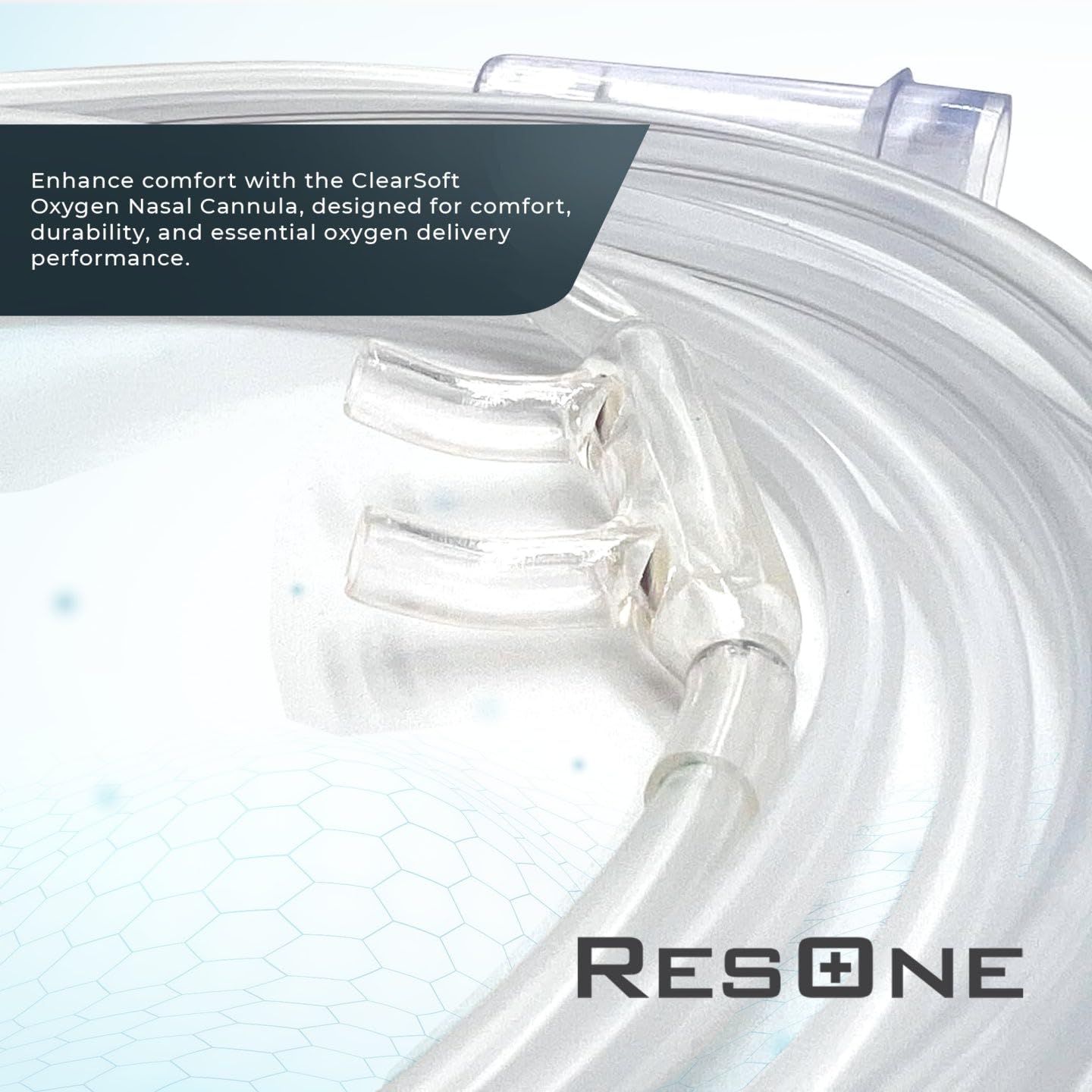 ResOne Soft Nasal Cannula 5-Pack - Oxygen Cannula, Curved Prongs, 4Ft Crush-Resistant Tubing ResOne Au supplements
