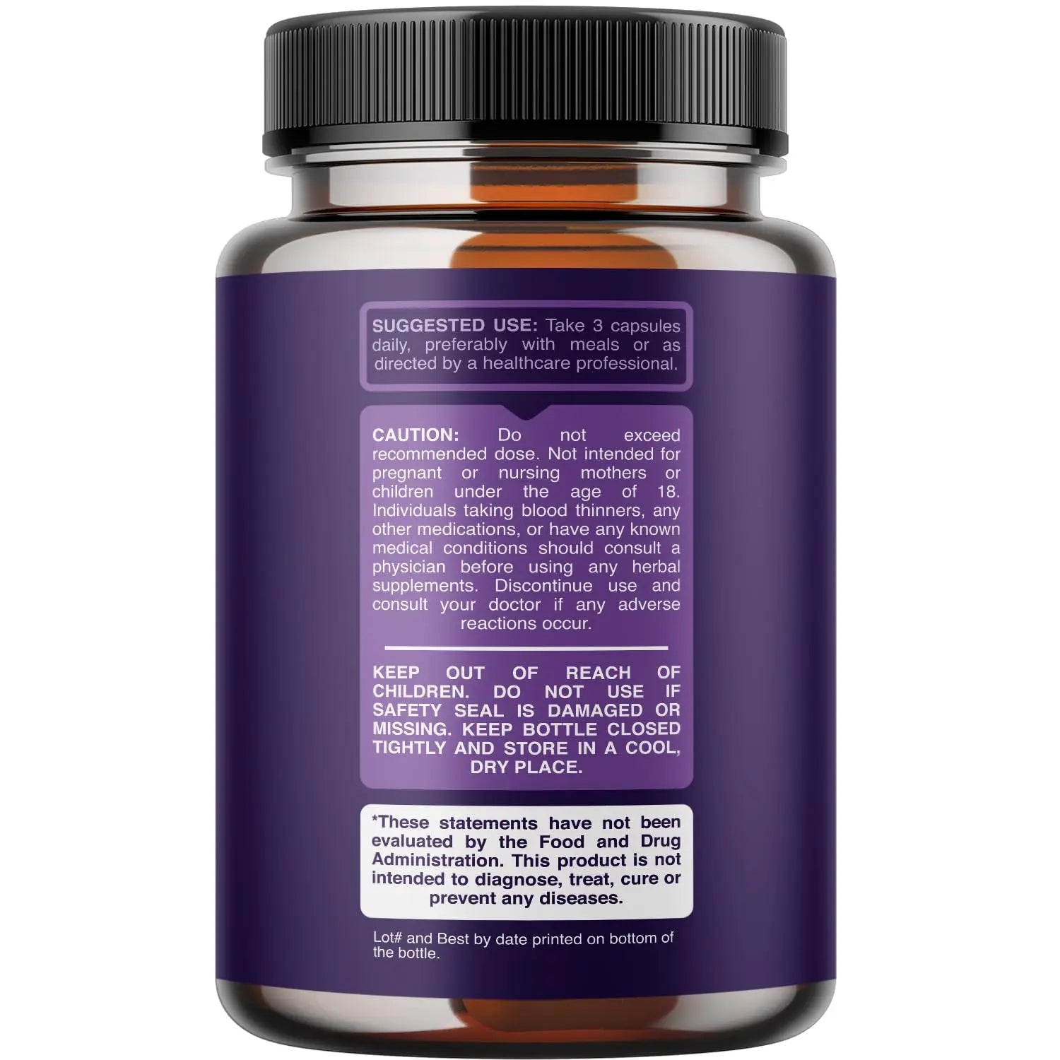 Highly Potent Magnesium Complex Capsules - Triple Magnesium Blend with Taurate Glycinate and Malate - 400mg Supplement Supports Relaxation & Overall Wellness Non-GMO Vegan - 90 Count Phytoral Au supplements