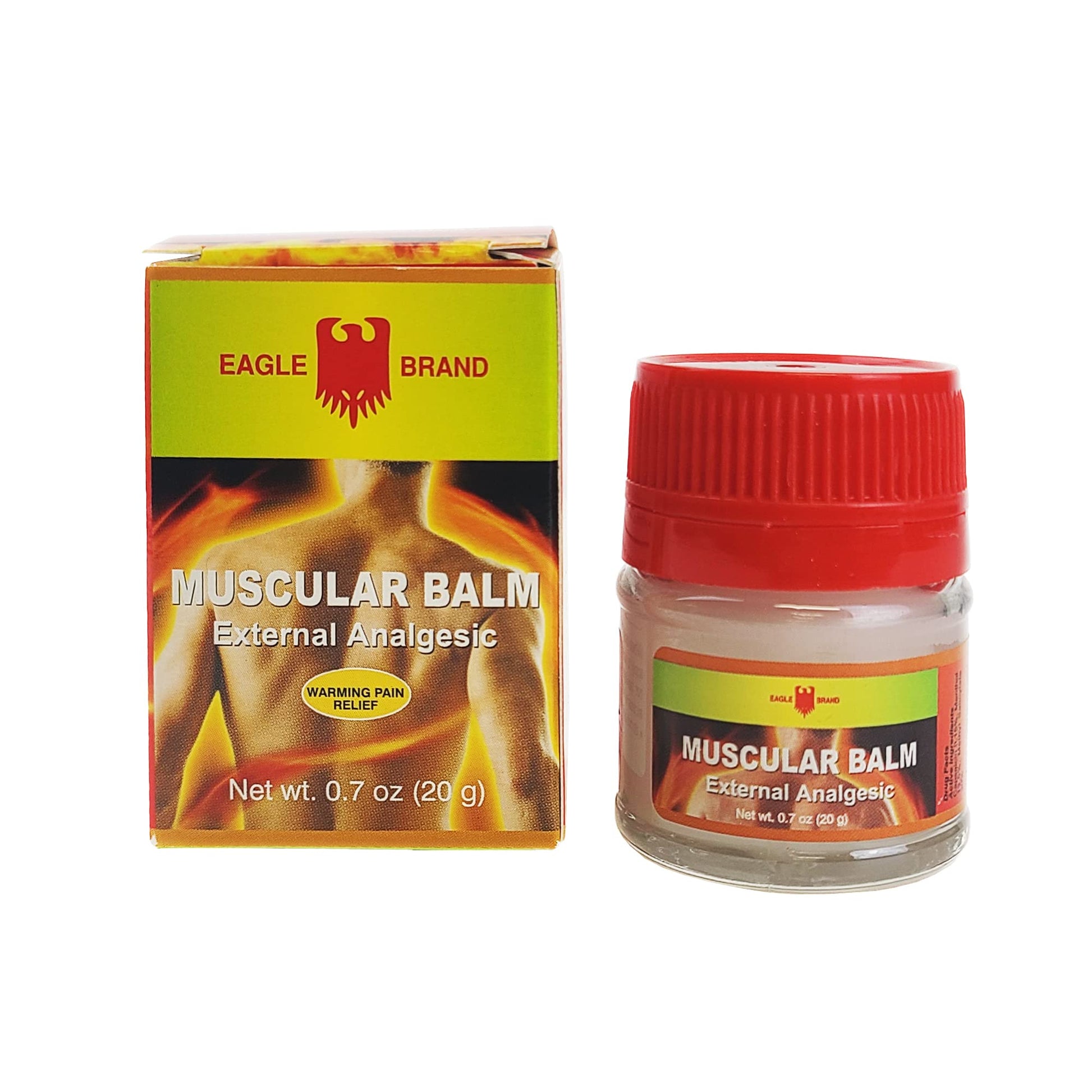 Eagle Brand Muscular Balm, External Analgesic, Warming Pain Relief, 0.7oz x 3, (Pack of 3) Generic Au supplements