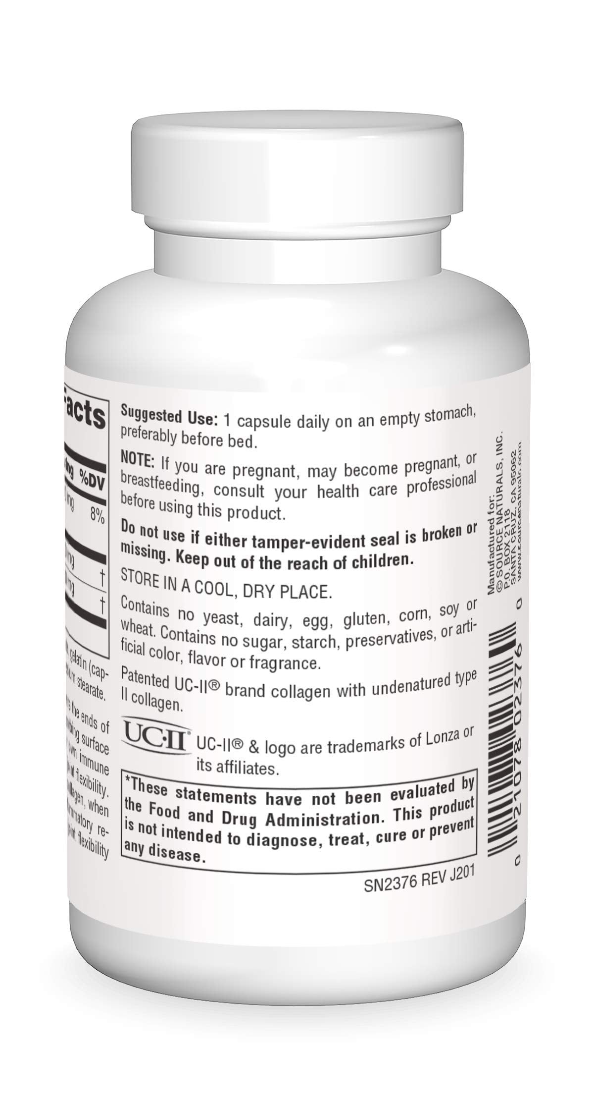 Source Naturals UC-II, Undenatured Collagen Joint Comfort Source Naturals Au supplements