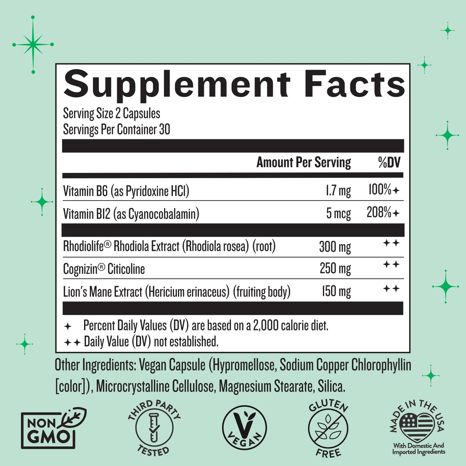 Legendairy Milk Clever Girl - Focus Supplement with Lion’s Mane & Citicoline - Nootropic Lions Mane Supplement for Memory, Focus & Mental Clarity, 30 Servings Legendairy Milk Au supplements