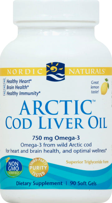 Nordic Naturals - Arctic CLO, Heart and Brain Health, and Optimal Wellness, 90 Soft Gels Nordic Naturals Au supplements