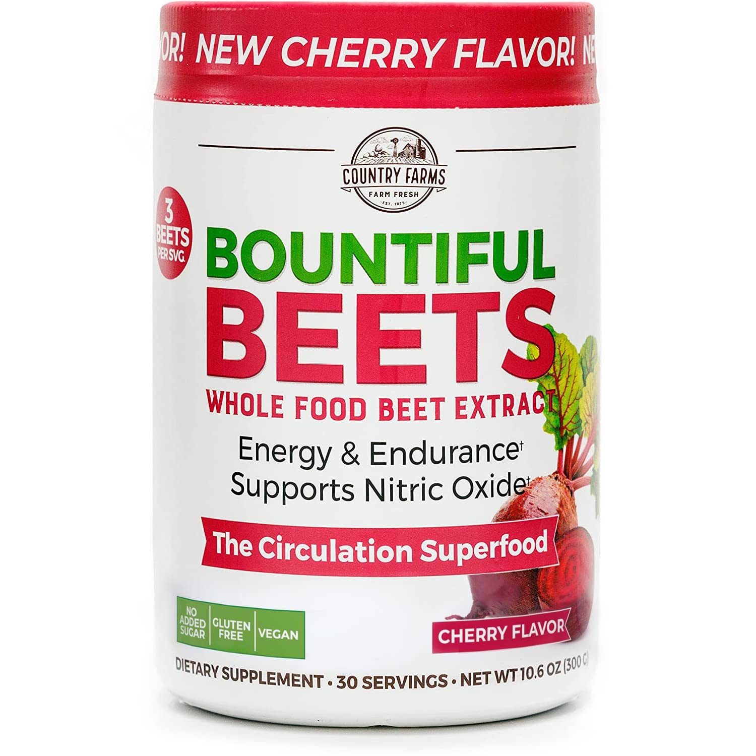 COUNTRY FARMS Bountiful Beets, Wholefood Beet Extract Superfood, Helps Support Healthy COUNTRY FARMS Au supplements