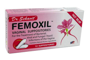 DR. SCHAVIT FEMOXIL Vaginal Suppositories - Natural Plant-Based Formula for The Treatment of Bacterial DR. SCHAVIT Au supplements