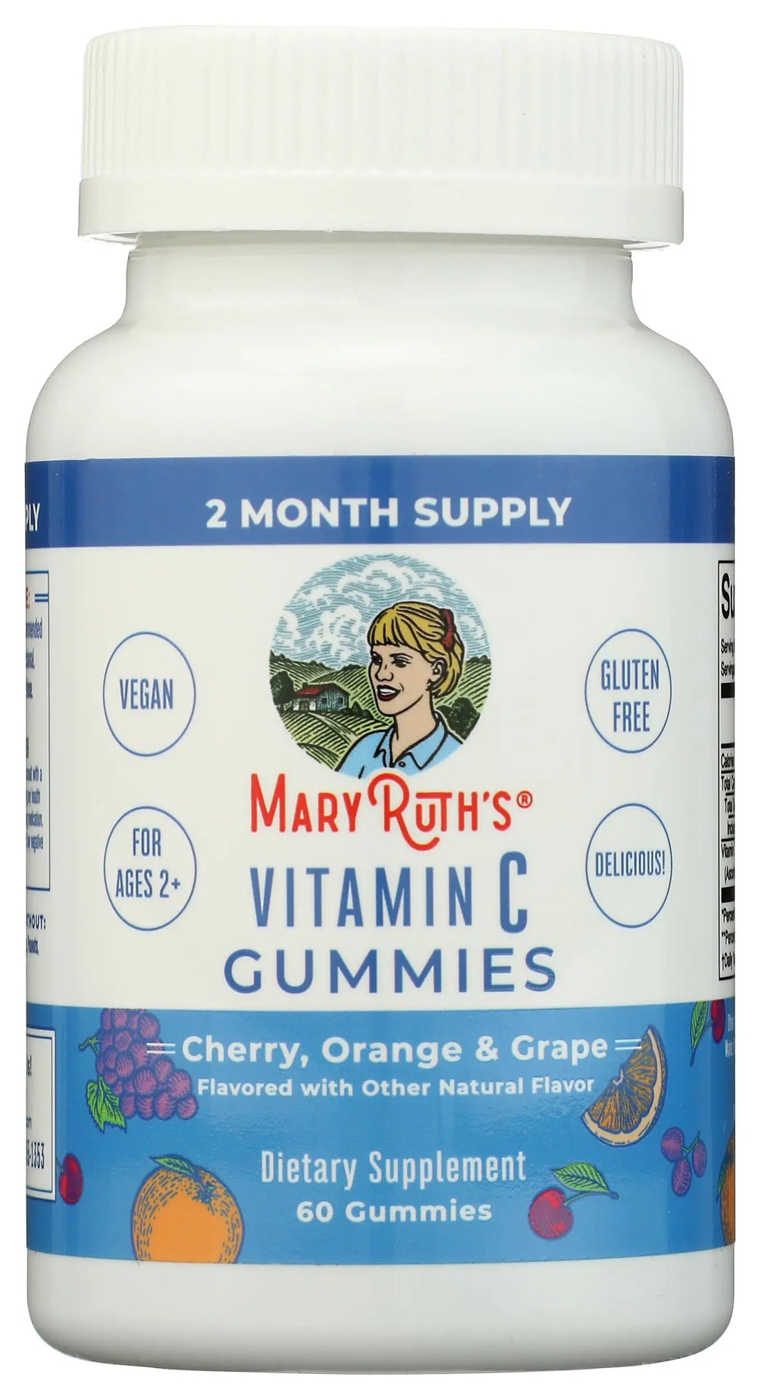 MaryRuth Organics Vitamin C Gummies | Supplement for Immune Support & Overall Health | Immune Support Supplement | Vitamin C for Adults & Kids | Vegan | Non-GMO | 60 Servings MARYRUTH'S Au supplements