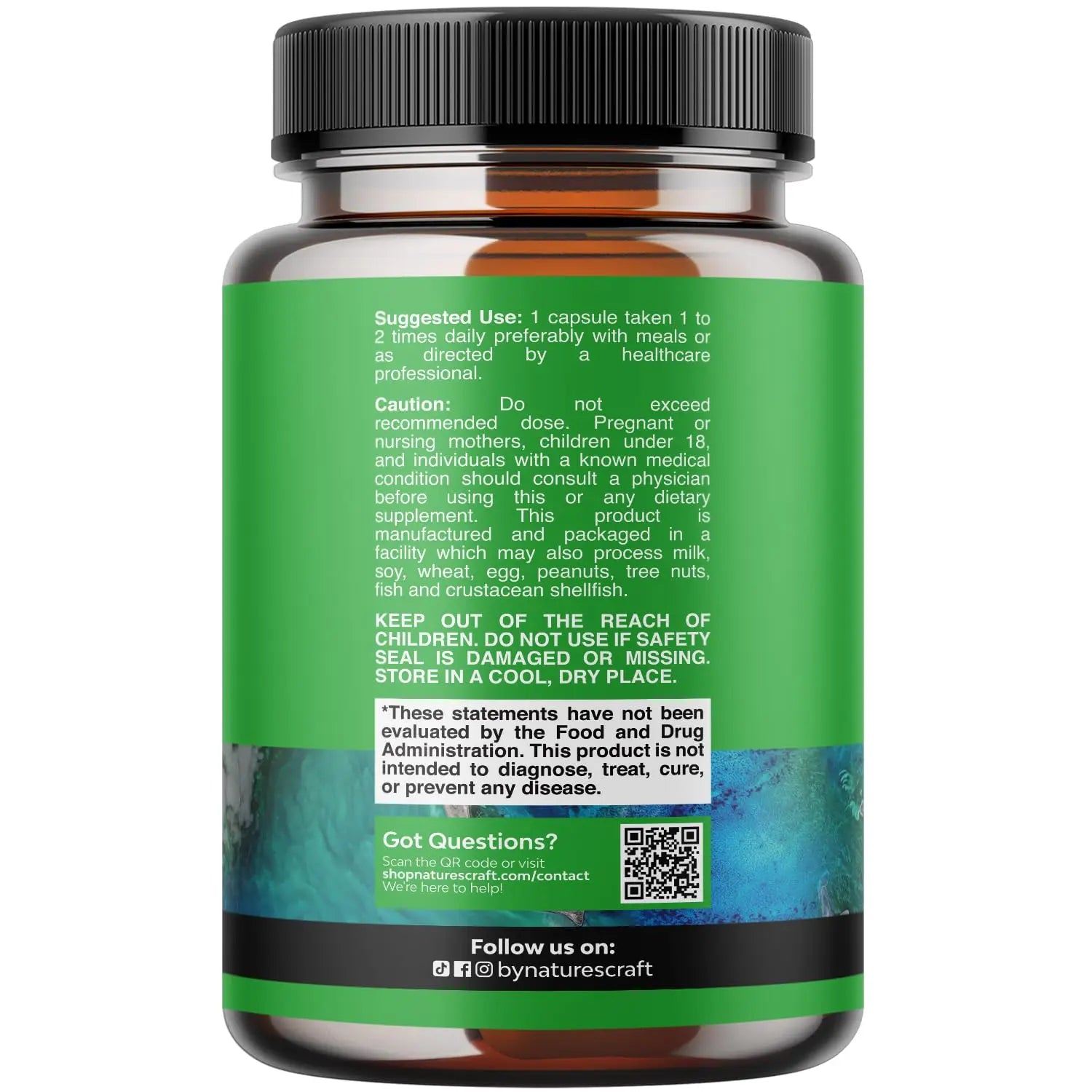 High Absorption Magnesium Complex Supplement - Magnesium Oxide 500mg with Citrate 500mg for Sleep and Mood Support - Pure Citrate per Serving for Muscle Stomach and Digestion - 60 Count Natures Craft Au supplements