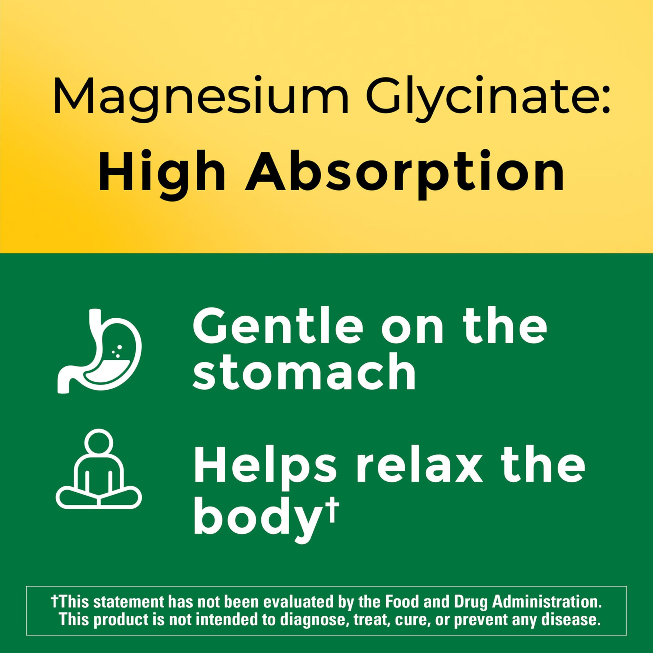 Nature Made High Absorption Magnesium Glycinate 300mg per 3 Capsules, Magnesium Supplement for Muscle, Heart, Nerve and Bone Support, 90 Magnesium Bisglycinate Capsules, 30 Day Supply Nature Made Au supplements