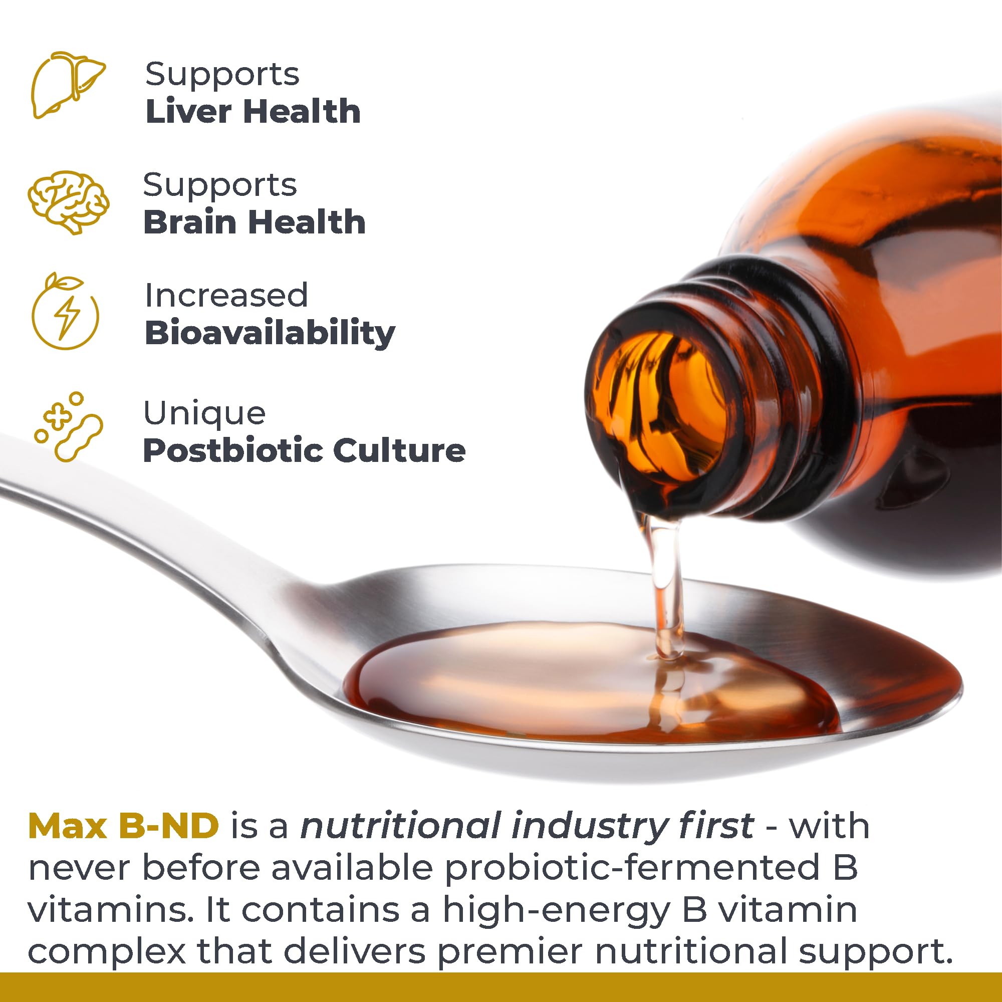 Premier Research Labs Max B-ND Liquid Vitamin - B-Complex for Liver & Brain Health - Sublingual Drops for Energy, Immune & Adrenal Support - 2 fl oz - Thiamin, B12, B6 & More - for Men, Women Premier Research Labs Au supplements