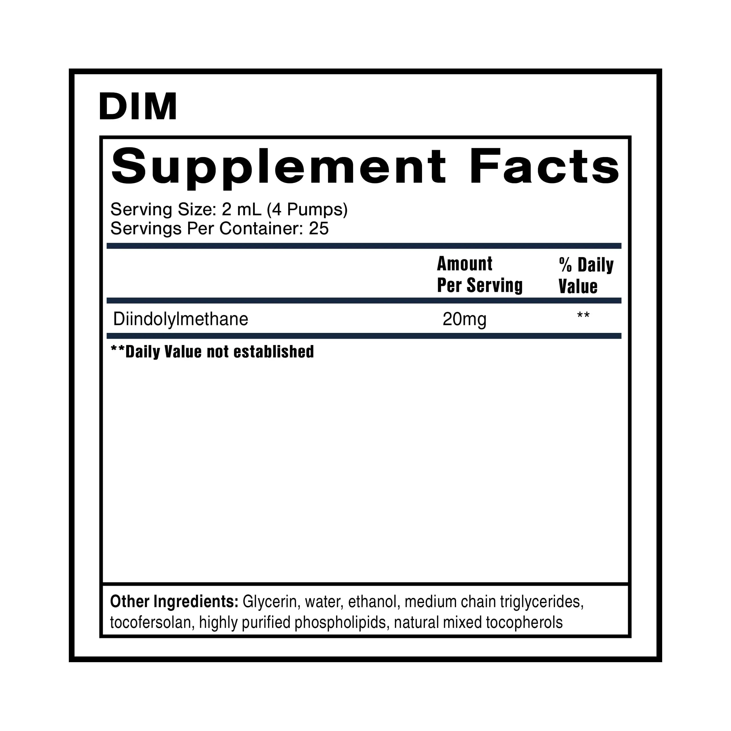 Quicksilver Scientific Nanoemulsified DIM - Liposomal DIM Supplement to Support Healthy Hormone Balance for Women & Men - Soy-Free Detox & Immune Support (1.7oz / 50ml) Quicksilver Scientific Au supplements