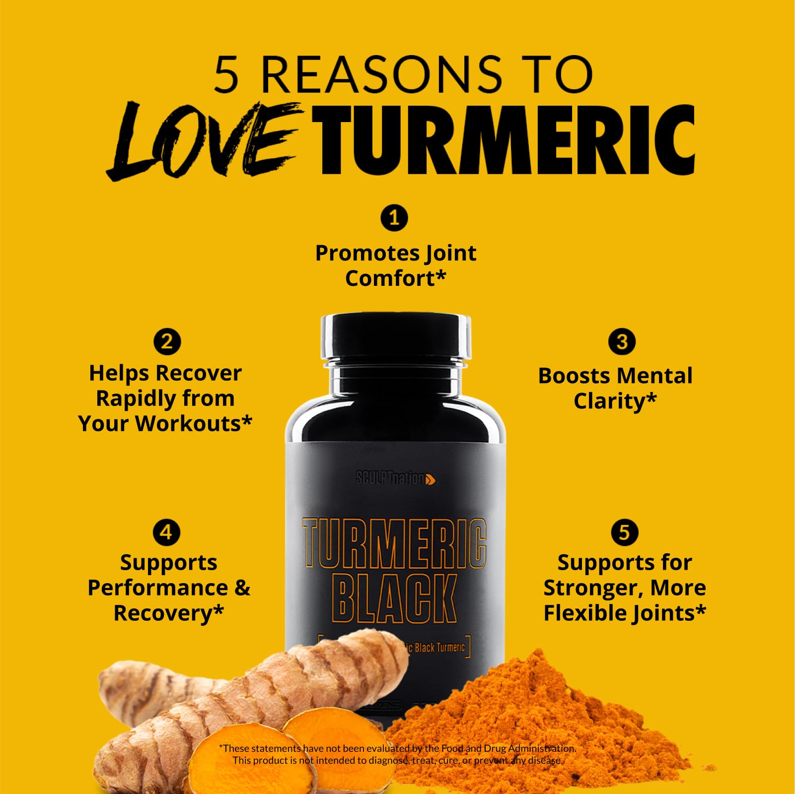 Sculpt Nation by V Shred Powerful Turmeric Supplement - Turmeric Curcumin Sculpt Nation Au supplements